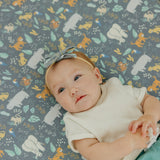 Premium Knit Fitted Crib Sheet - Bengal