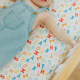 Premium Knit Fitted Crib Sheet - Webster