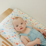 Premium Knit Diaper Changing Pad Cover - Webster