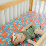 Premium Knit Fitted Crib Sheet - Teacher