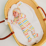 Zip-Up Footie Pajama - CoComelon Stripe