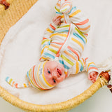 Zip-Up Footie Pajama - CoComelon Stripe