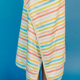 Premium Big Kid Hooded Towel - CoComelon Stripe