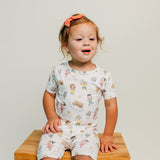 2pc Short Sleeve Pajama Set - CoComelon Friends