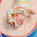 Ribbon Baby Bow - CoComelon Stripe