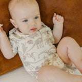 Short Sleeve Bodysuit - Jurassic Park Fossils