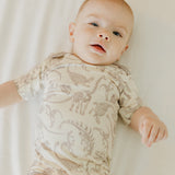 Short Sleeve Bodysuit - Jurassic Park Fossils