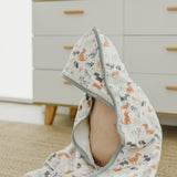 Premium Baby Knit Hooded Towel - Rufus
