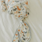 Newborn Knotted Gown - Rufus