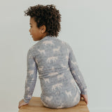 2pc Long Sleeve Pajama Set - Timber
