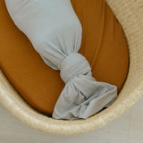 Rib Knit Swaddle Blanket - Ash