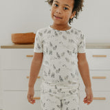 2pc Short Sleeve Pajama Set - Cody