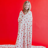 Three-Layer Jumbo Quilt - Strawberry