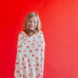 Three-Layer Jumbo Quilt - Strawberry
