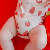 Long Sleeve Bodysuit - Strawberry