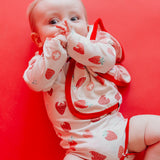 Three-Layer Security Blanket Set - Strawberry