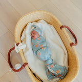 Top Knot Hat - Clementine