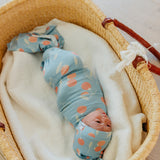 Top Knot Hat - Clementine