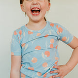 2pc Short Sleeve Pajama Set - Clementine