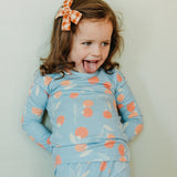 2pc Long Sleeve Pajama Set - Clementine