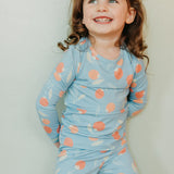 2pc Long Sleeve Pajama Set - Clementine