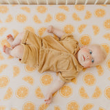 Premium Knit Fitted Crib Sheet - Cutie