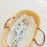 Knit Swaddle Blanket - Cove