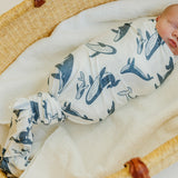 Knit Swaddle Blanket - Cove