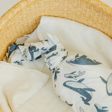 Knit Swaddle Blanket - Cove