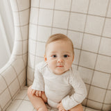 Long Sleeve Bodysuit - Oat