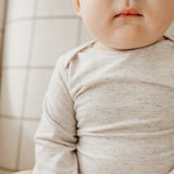 Long Sleeve Bodysuit - Oat