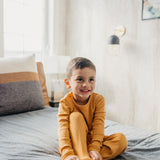 2pc Rib Knit Long Sleeve Pajama Set - Dolce
