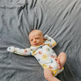 Long Sleeve Bodysuit - Sesame Scribbles