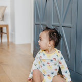 Long Sleeve Bodysuit - Sesame Scribbles