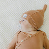Top Knot Hat - Pecan