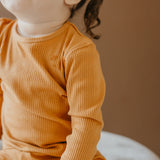 2pc Rib Knit Long Sleeve Pajama Set - Dolce