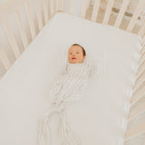 Newborn Knotted Gown - Coastal