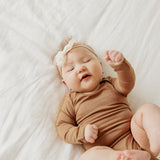 Long Sleeve Bodysuit - Pecan