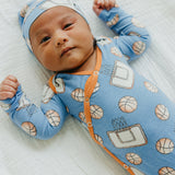 Newborn Knotted Gown - Dunk