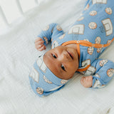 Newborn Knotted Gown - Dunk