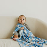 Knit Swaddle Blanket - Dunk