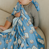 Knit Swaddle Blanket - Dunk