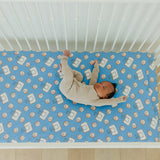 Premium Knit Fitted Crib Sheet - Dunk