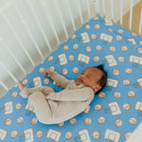 Premium Knit Fitted Crib Sheet - Dunk