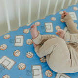 Premium Knit Fitted Crib Sheet - Dunk