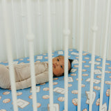 Premium Knit Fitted Crib Sheet - Dunk