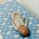 Premium Knit Fitted Crib Sheet - Dunk