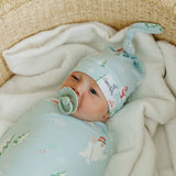 Knit Swaddle Blanket - Frosty the Snowman™
