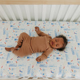 Premium Knit Fitted Crib Sheet - The Polar Express