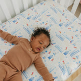 Premium Knit Fitted Crib Sheet - The Polar Express